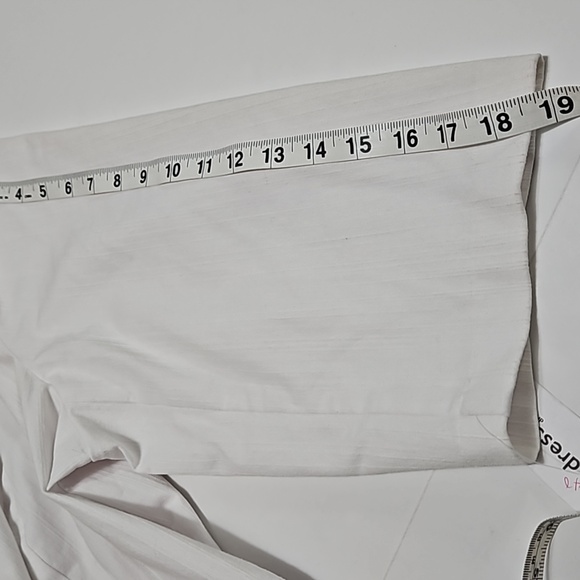 Roz & Ali White Open Textured Blazer With Padded Shoulders Size 3X #W-723 - Picture 15 of 15